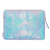 Case-Mate Laptop Sleeve 13” - Laptop Carrying Case with Textured Exterior, Satin Interior, Metallic Zipper - Protective Laptop Bag for MacBook Pro/Air M2 13 inch, HP, Asus, Dell - Iridescent Snake