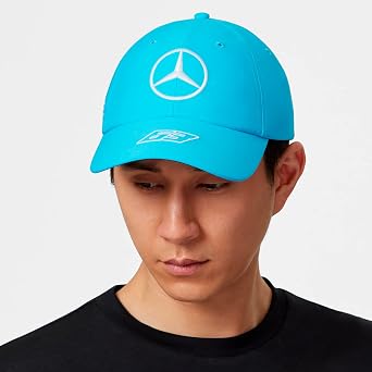 Mercedes AMG Petronas Formula One Team - 2023 George Russell Driver Hat - Blue - Unisex - Size: One Size