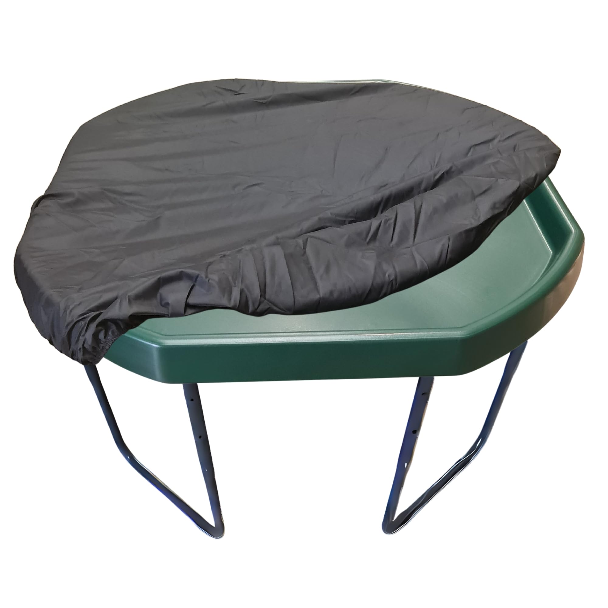 KUB®️ 3-in-1 XL 100cm Tuff Tray Activity Table with Adjustable Stand & Waterproof Cover - Multi-Purpose Sensory Play Tray for Kids, Garden, Crafts & Sand Play (Green)