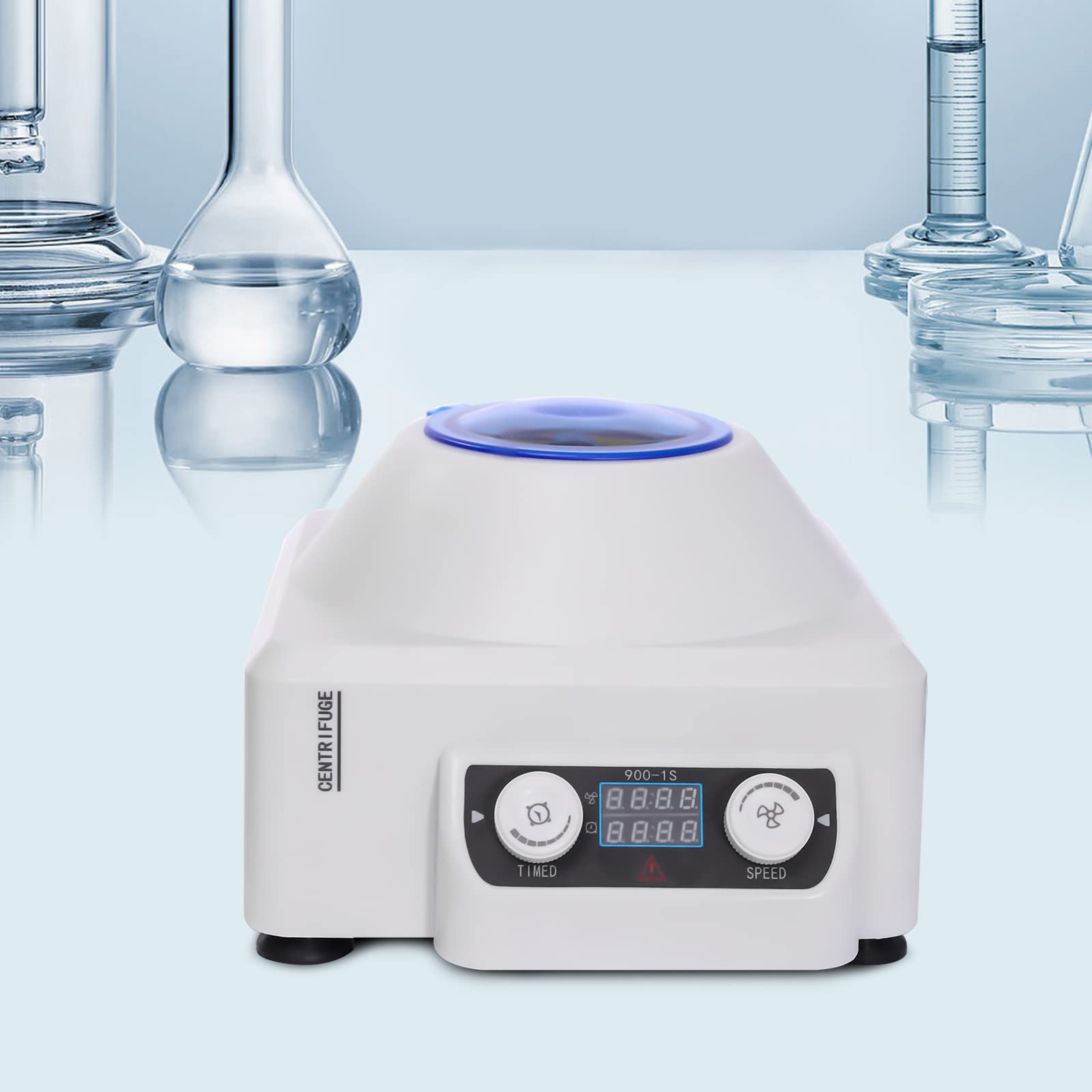 Centrífuga de laboratorio, centrífuga de mesa con 10 ml*6 rotores, centrífuga portátil de laboratorio 2086 xg, 220 V control de tiempo 4000 rpm para medicina, hospitales