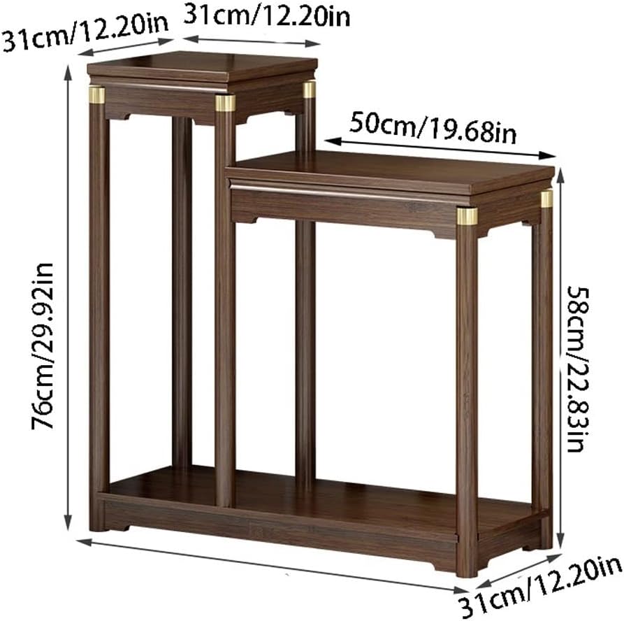FEELIN Stool for Plant High and Low Combination Flower Pot Rack Living Room Small Fish Tank Rack Multi-Layer Balcony Plant Rack Simple Sofa Side Table Display Pedestals (Color : A, Size : X)