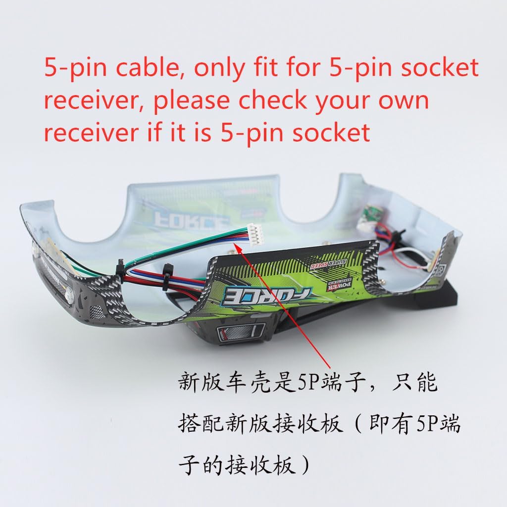 KingVal Replacement New Version RC Car Shell Cover RC Spare Parts Compatible with WLtoys 284131 RC Car