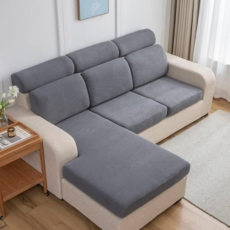 Fundas para sofá de 2, 3, 4, 1 plazas, fundas de cojín elásticas para sofá de 2, 3, 4, 1, funda de cojín de repuesto estampada con protector de