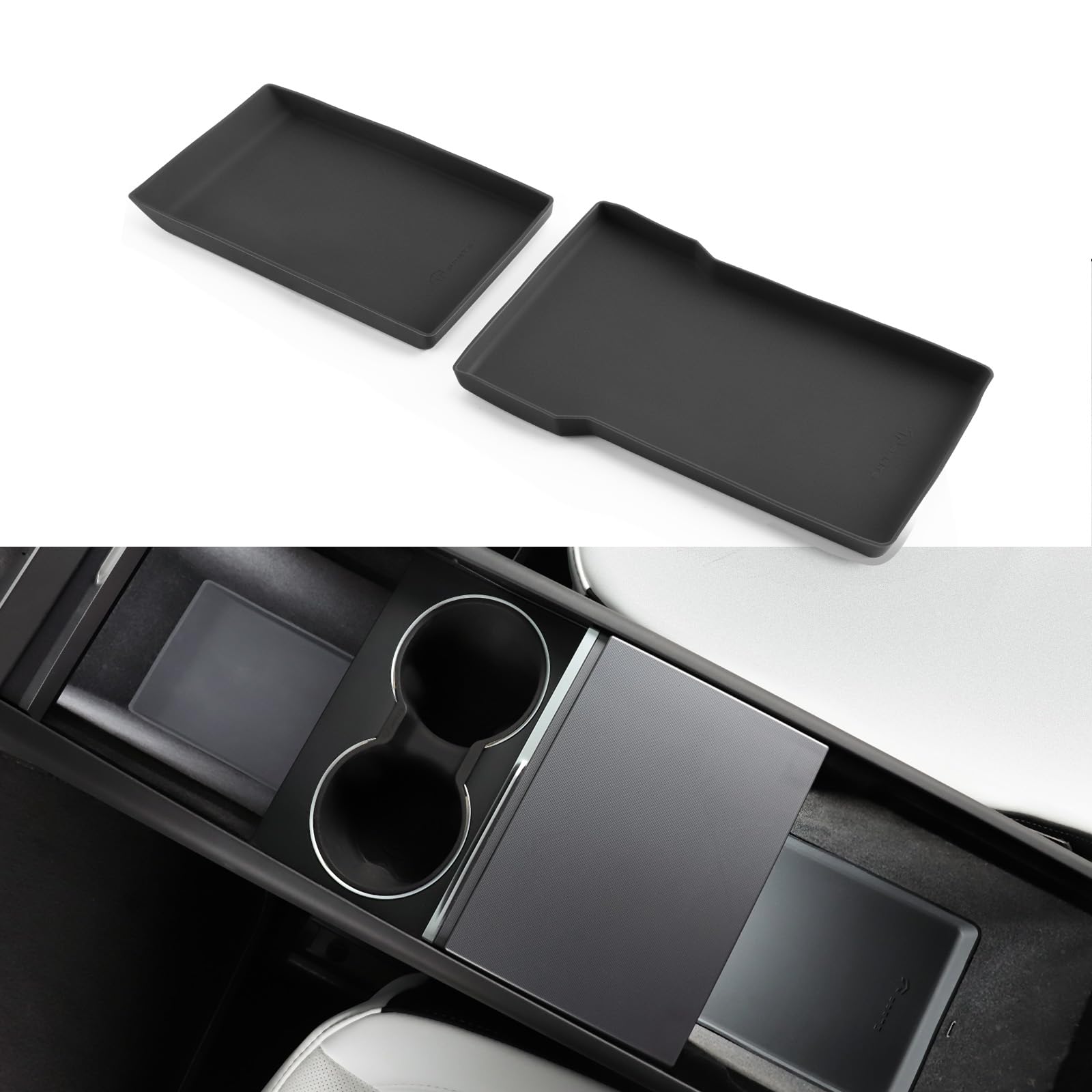 Photo 1 of TPARTS Center Console Armrest Bottom Pad for Tesla Model Y Juniper & YL