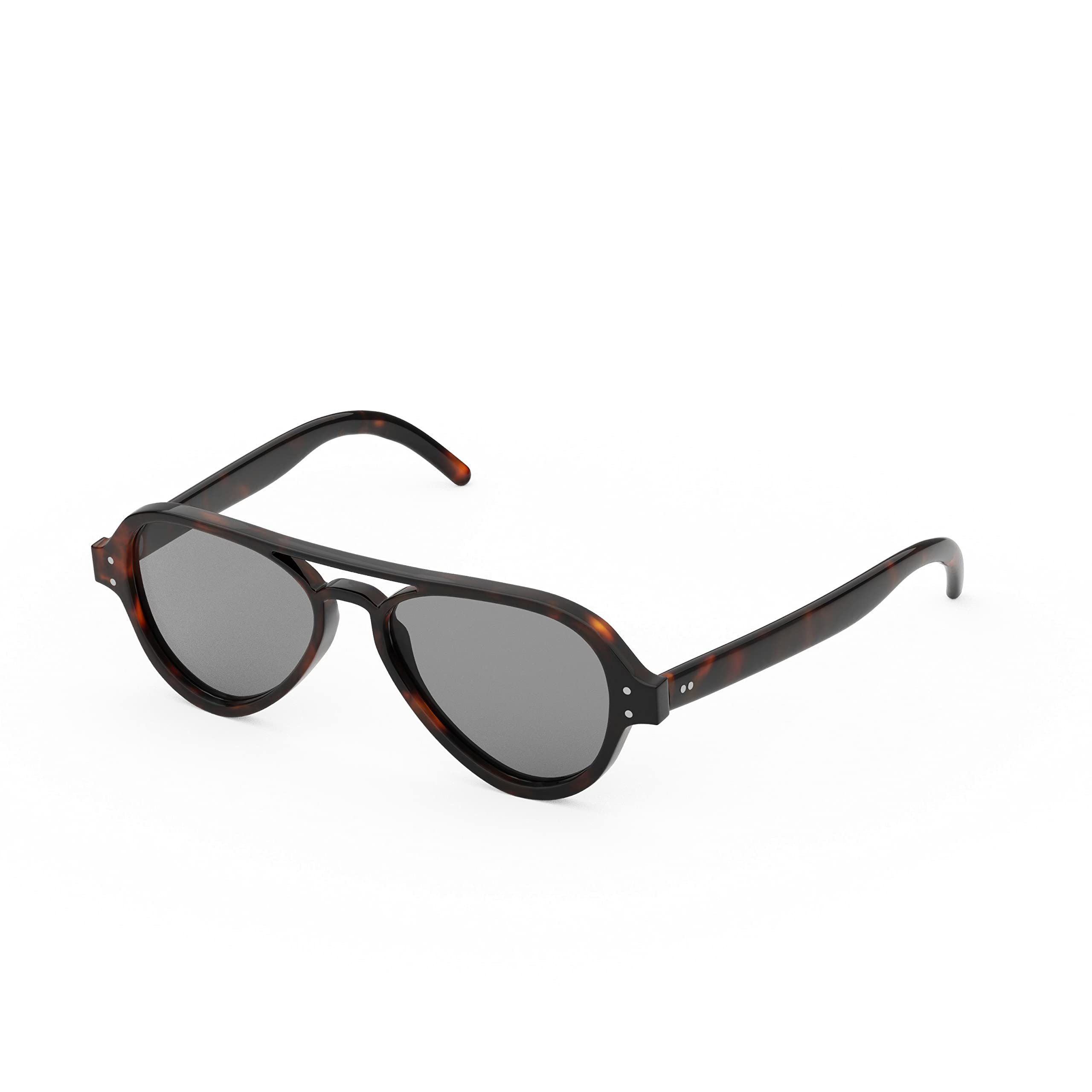 COCO LENIDIRKS Handcrafted Aviator Sunglasses | UV Protection | German Riveted Hinges | Sustainable & Environment Friendly Material | Handmade Leather Case