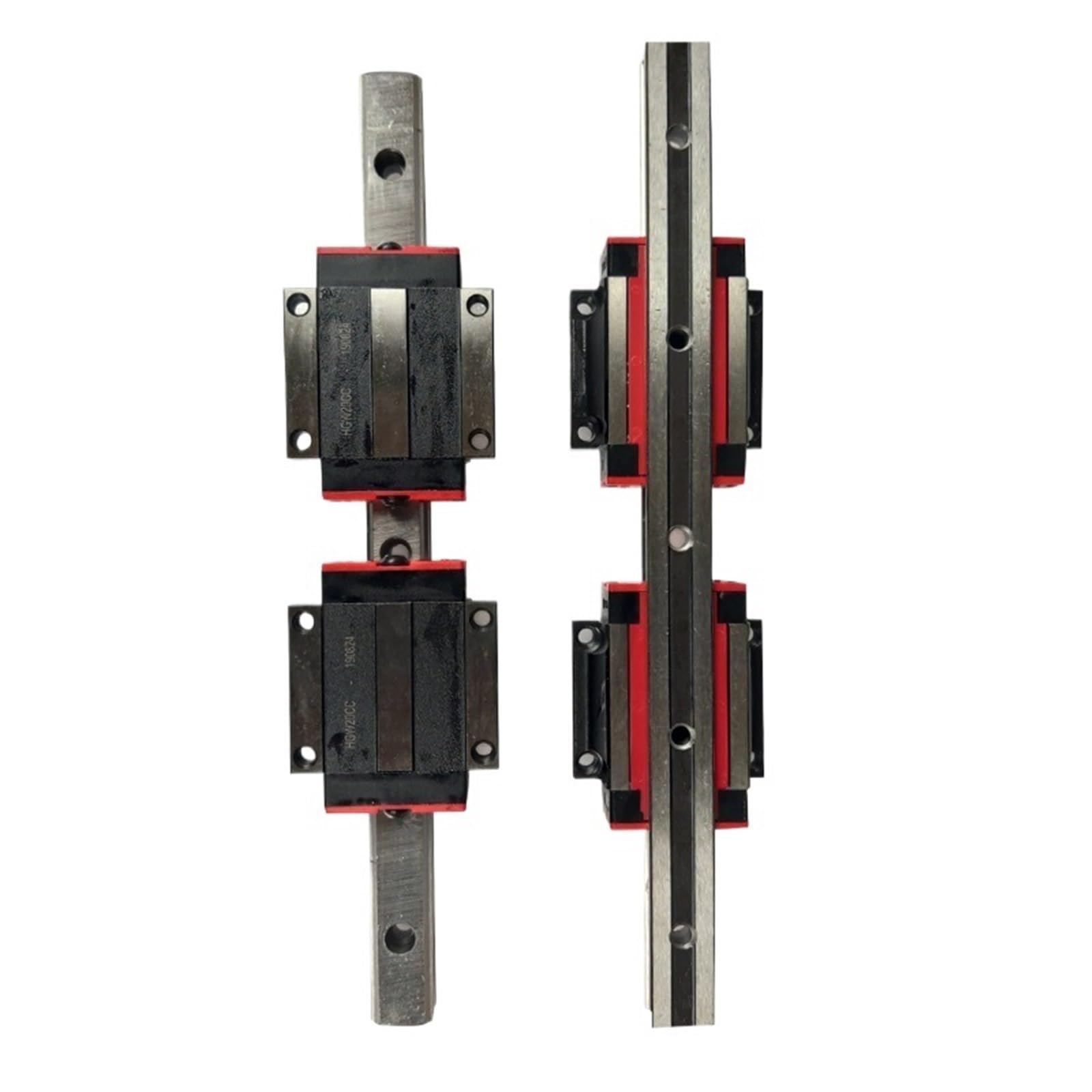 Rails de guidage linéaires HGR25 25mm avec chariots HGW25CC