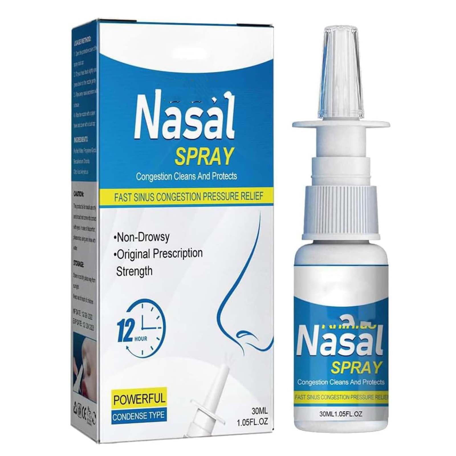 Nasal Mucus Cleansing Spray,Nasal Mucus Spray, Clear Nasal Congestion, for Runny Nose Stuffy Nose (1PC)
