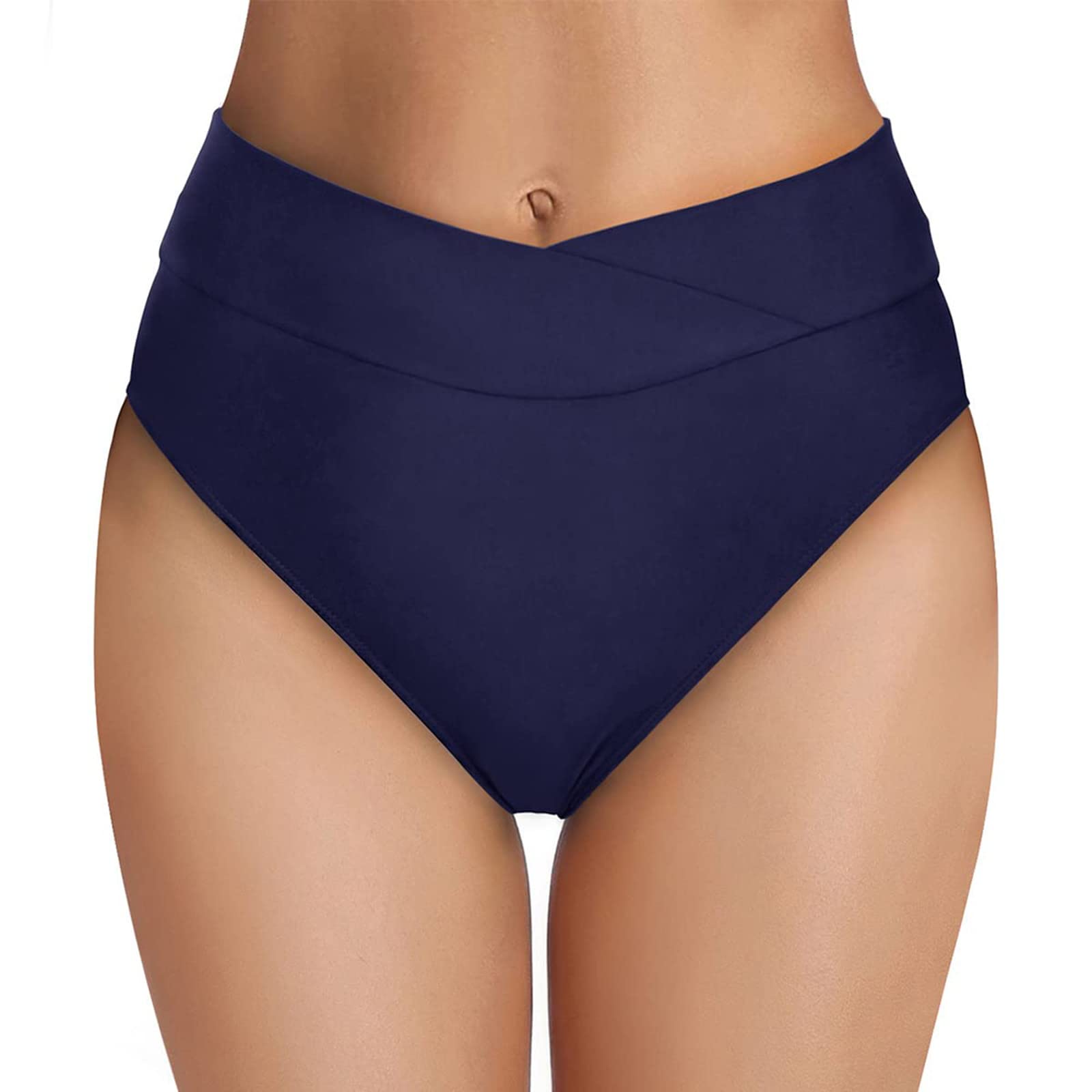 YOGALULU Bikini Perro para Mujer, Traje de baño de Completa, Pantalones Cortos de Yoga Deportivos, Falda Sujetador Bikini Copa E