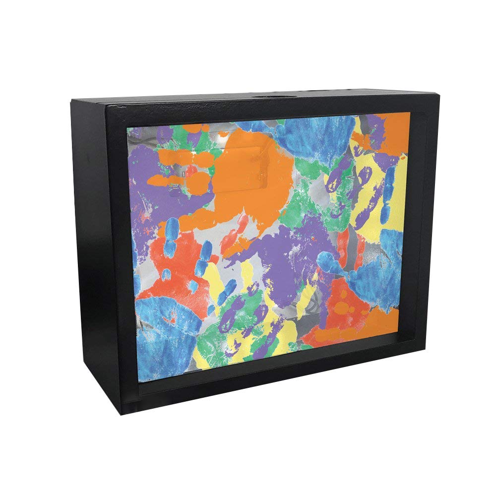 GiftsForYouNowLED Shadow Box for Crafting, DIY Crafts for Kids, Black Box