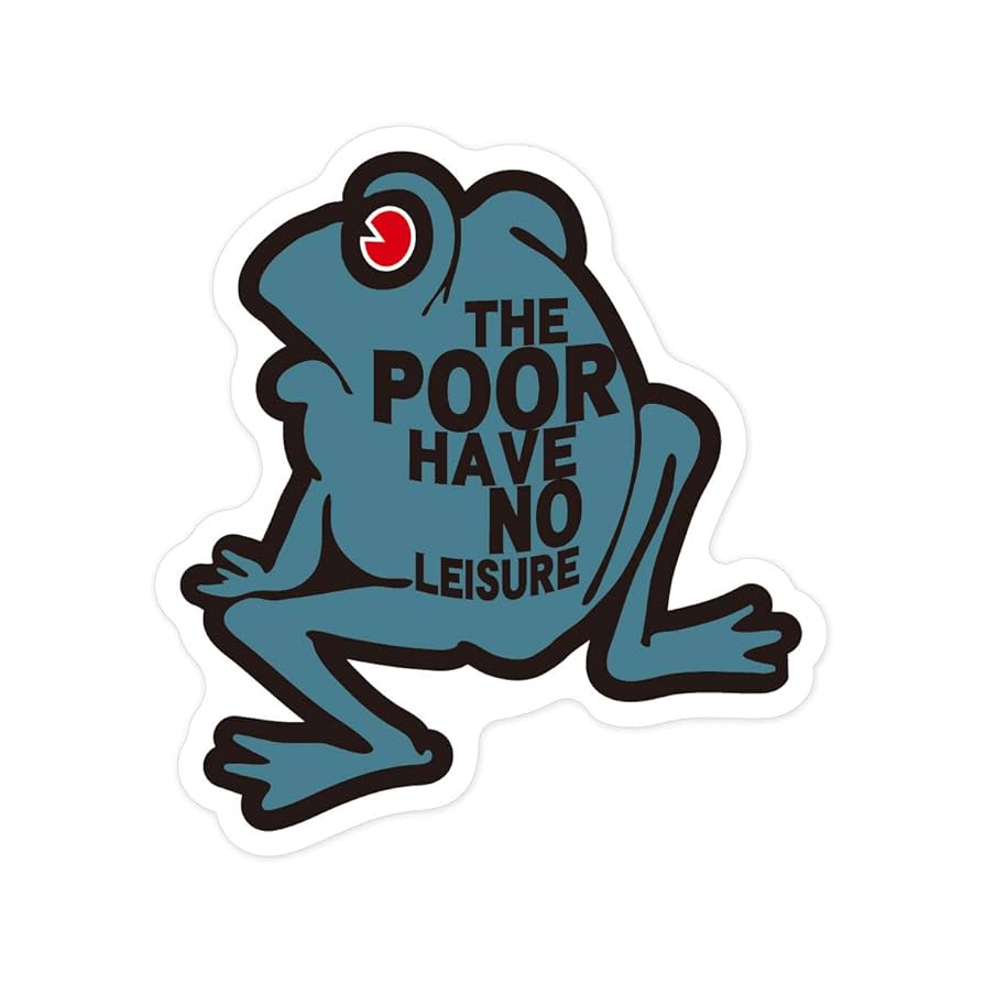 Amazon.co.jp: 貧乏暇なし｜ コトワザステッカー ｜ 防水 スマホ