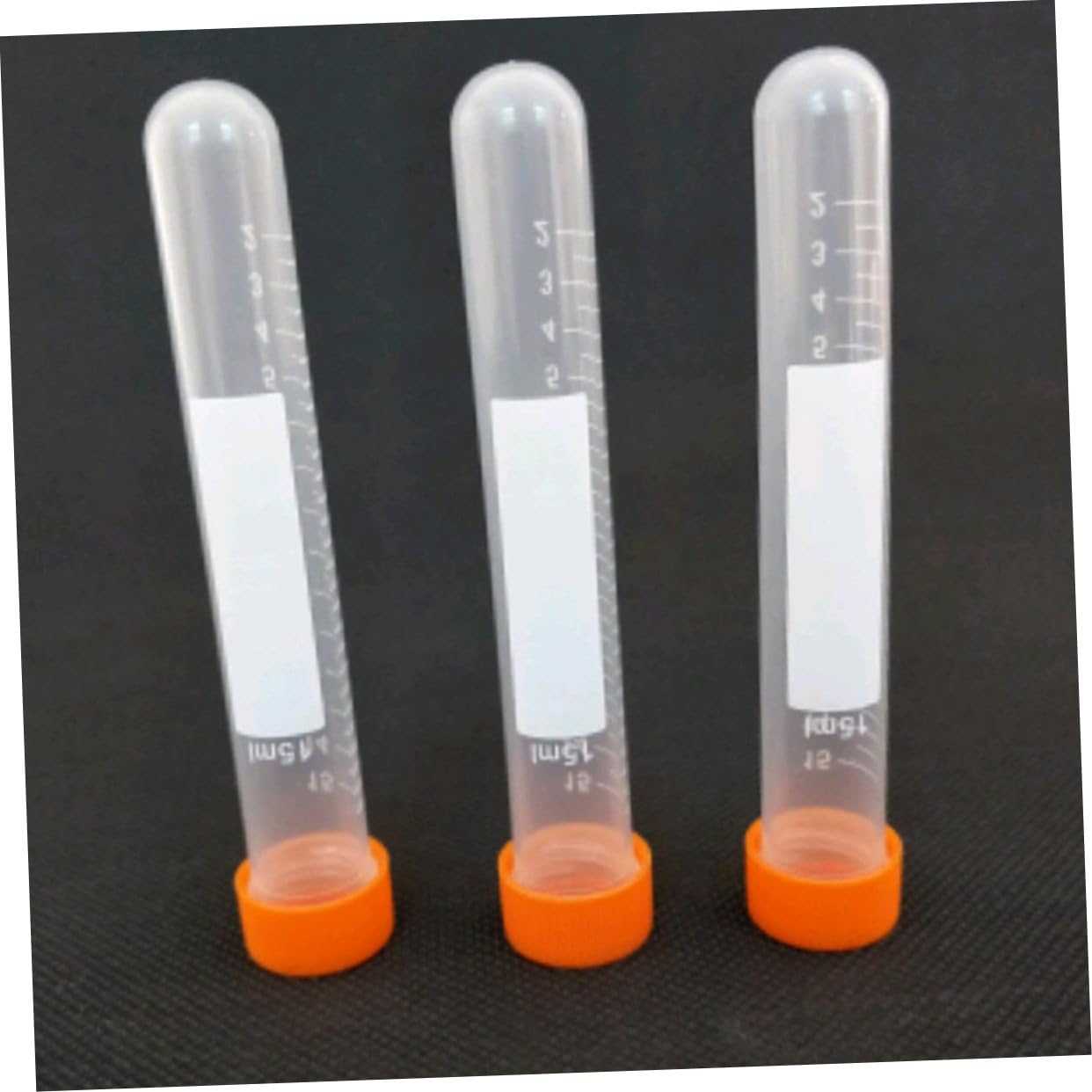 100piezas Tubos De Centrífuga De Laboratorio Tapas De Rosca Tubos De Ensayo Para Experimentación Aptos Para Alta Temperatura y Presión De Esterilización