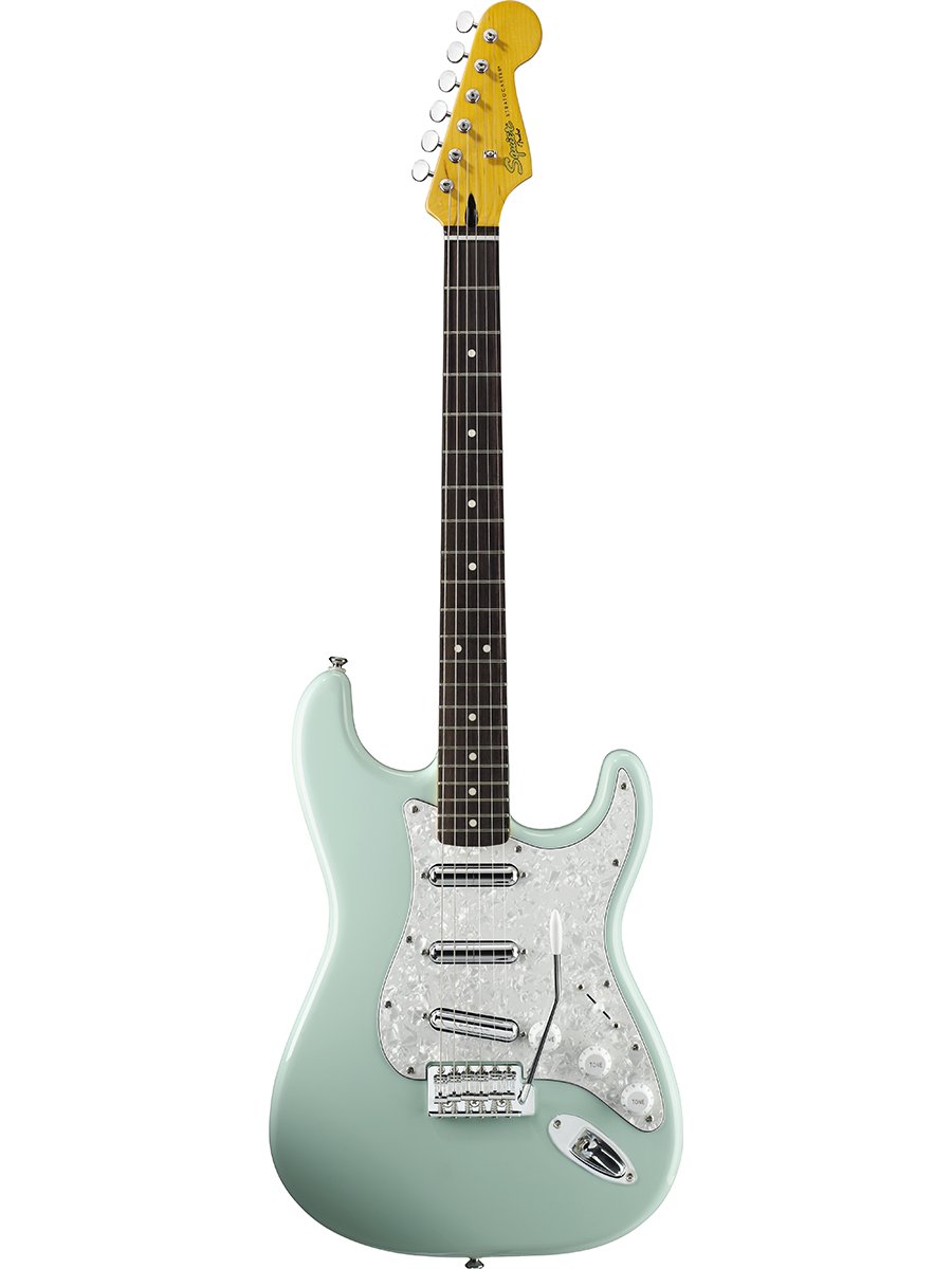 Amazon.co.jp: Squier エレキギター SQ VM STRATOCASTER SURF SFG