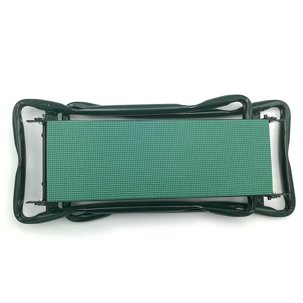 TERRE JARDIN Tabouret de Jardin Pliable 2 en 1 avec Agenouilloir - Siège de Jardin avec Coussin Mousse - Support Ergonomique pour Jardinage, Désherbage et Potager