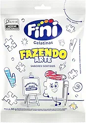 Bala Fini Gelatina Fazendo Arte Sabores Sortidos 80g