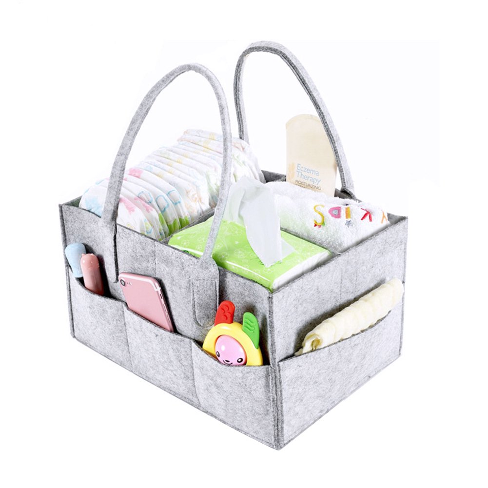 Esoes Organisateur de sac à langer avec bavoir pour bébé
