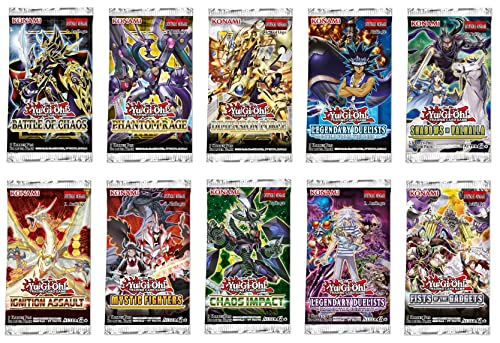 Yu-Gi-Oh! Yugioh Mystery Box - Boosterangebot - Verschiedene Sets - 5 zufällige Boosterpacks - Deutsch - Yugioh Karten