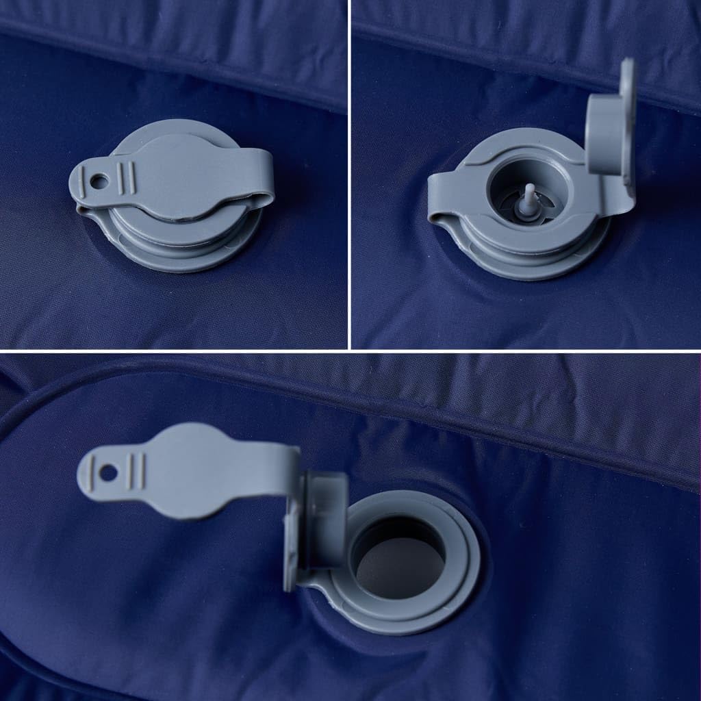 Homgoday Selbstaufblasende Camping-Matratze, integriertes Kissen, Marineblau, Matratze für Bettgestell, Matratze für Schlafsofa, Rahmen l1
