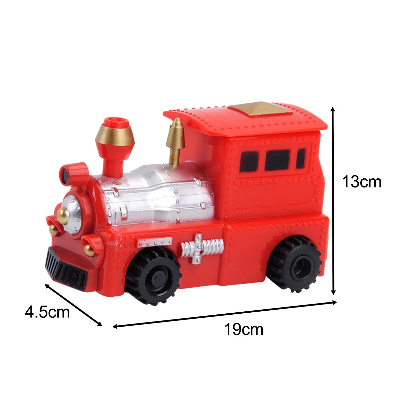 Veicolo giocattolo Magic Track Cars, auto induttiva che segue le linee nere tracciate, giocattolo educativo a stelo con pennarello per bambini (Camion dei pompieri)