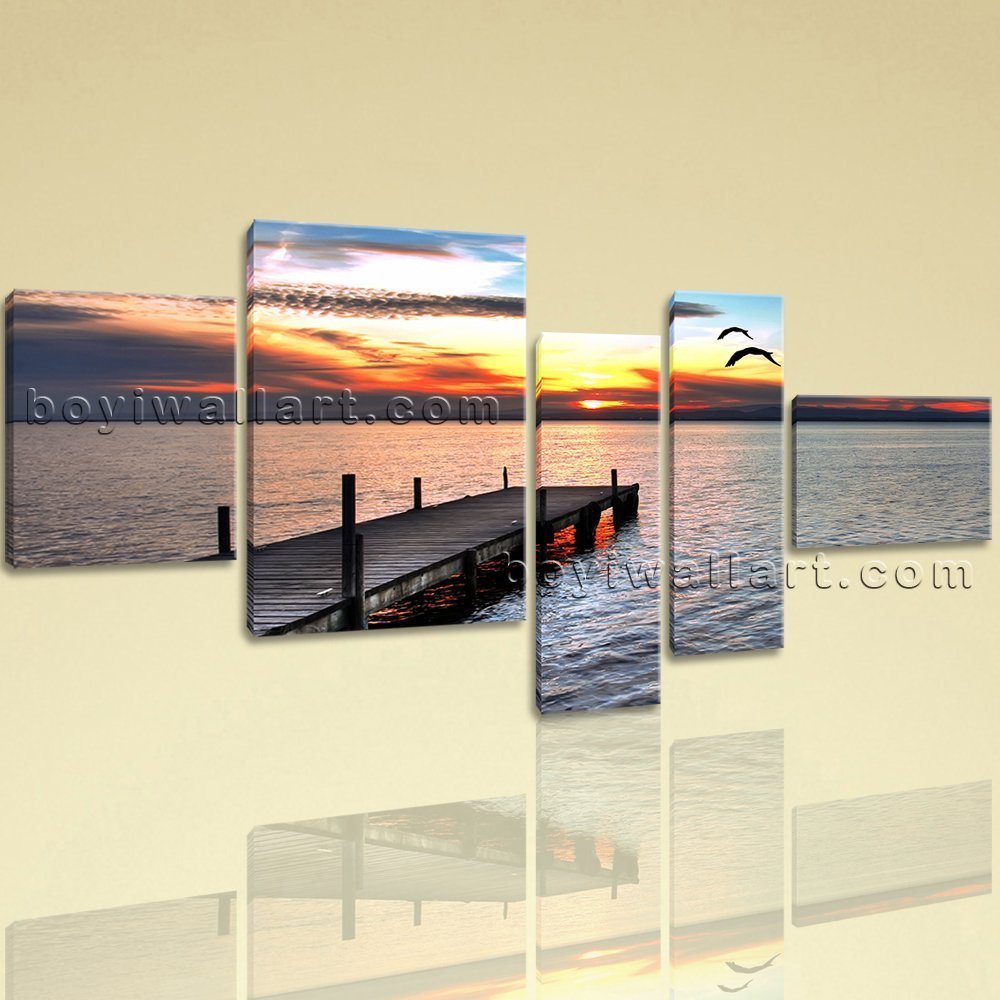 Extra Large Landscape Canvas Art Wall Painting Bedroom