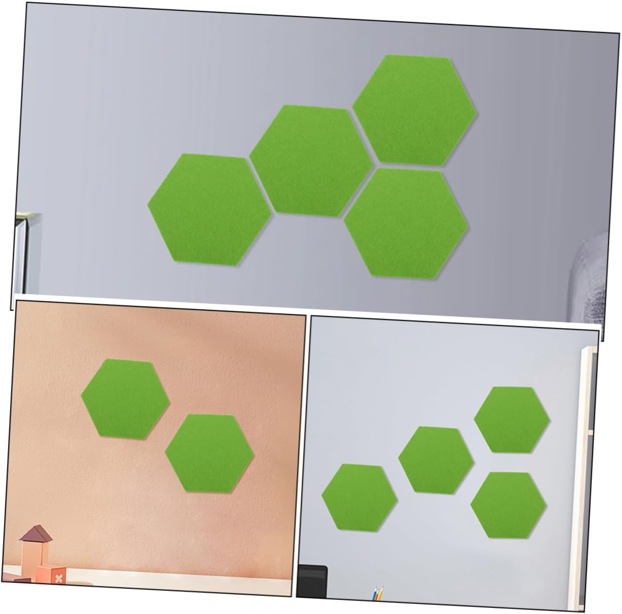 24pcs Announcement Felt Board Decorative Bulletin Board Wall Decor Memo Felt Easy to Apply