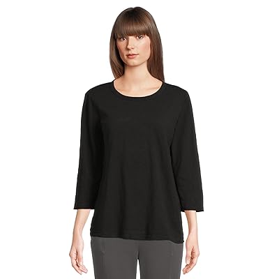 Mod o doc 3/4 Sleeve Crew Neck Favorite T Shirts Women