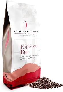 Pavin Caffe – Espresso Bar 1 Kg | Premium Italian Roast | Refined & Velvety Espresso | Balanced Flavor, Smooth Sweetness & Bold Energy
