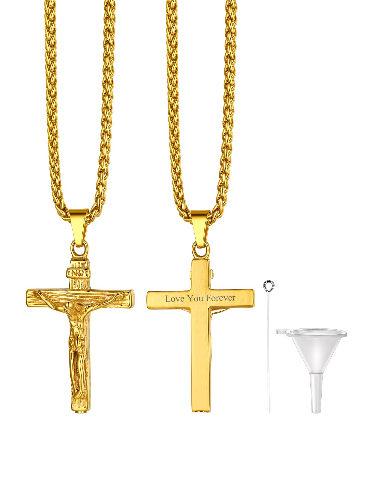 Richsteel Urn Necklaces for Ashes for Women Men Cremation Pendant
