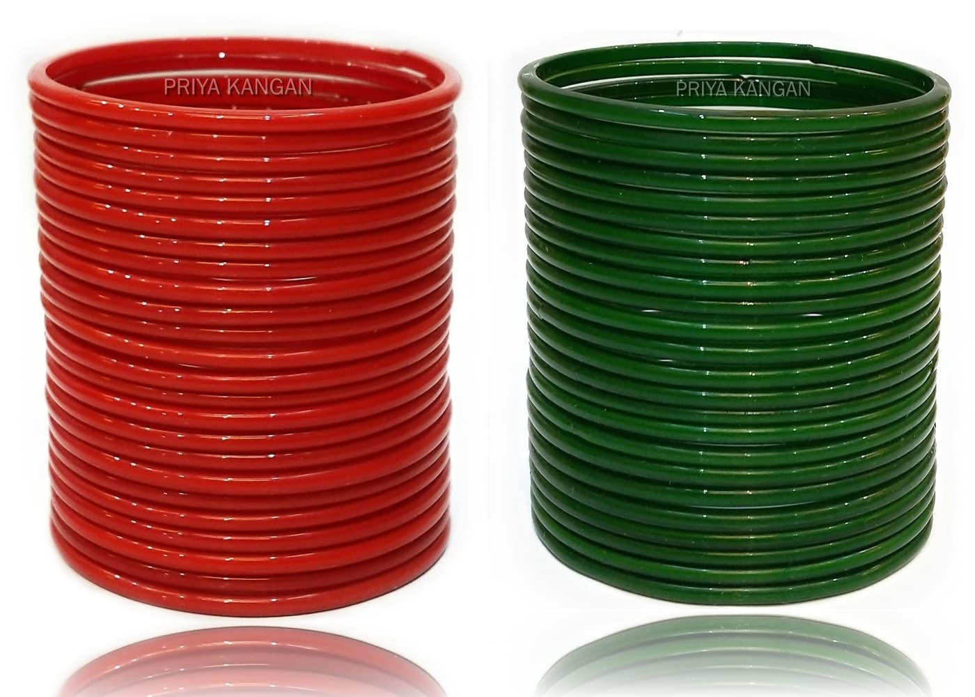 Indian Traditional Kaach Chudi Bangle Set, Plain Glass Bangles