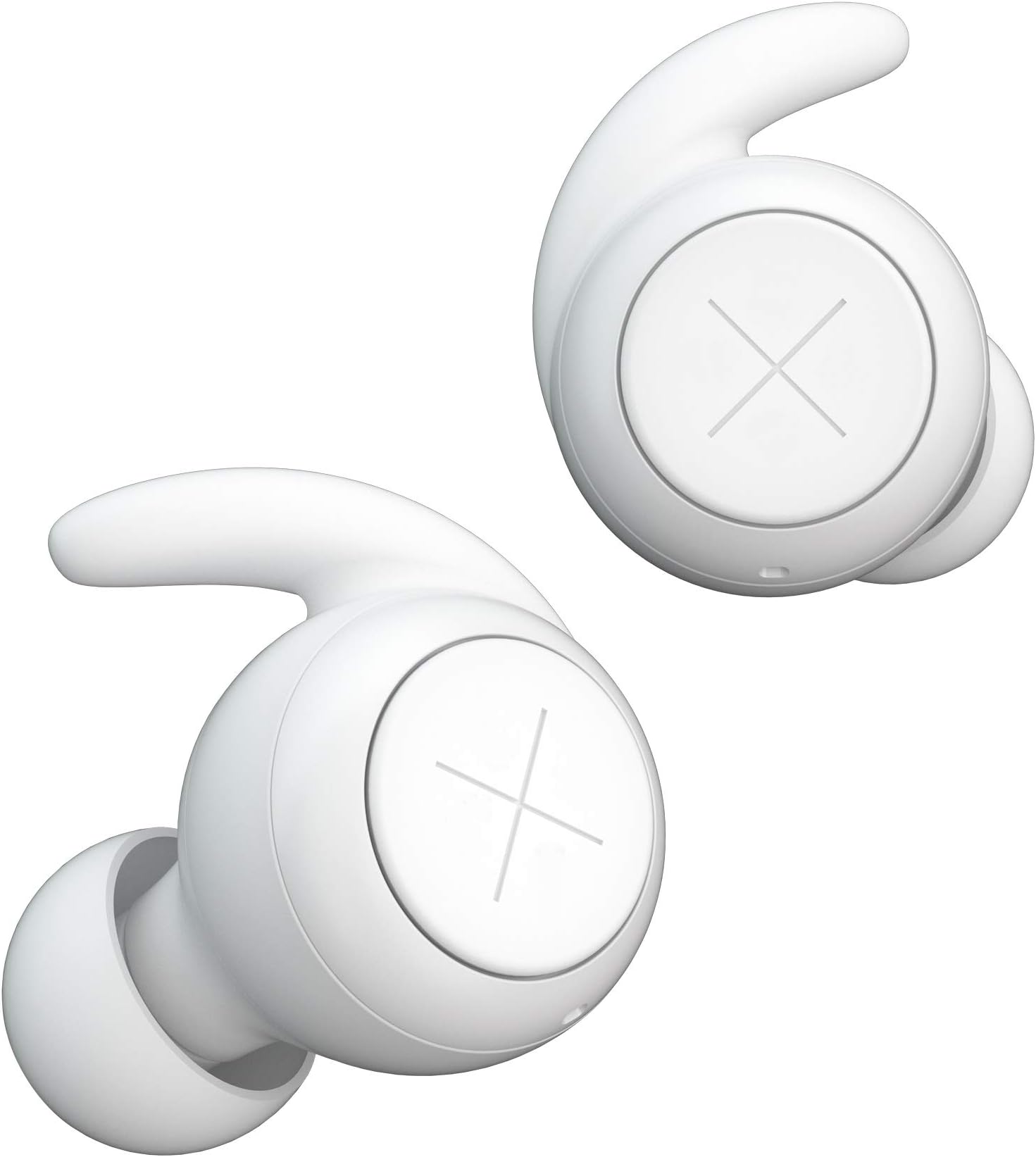 X by Kygo E7/1000 True Wireless Earbuds Bluetooth 5.0 Waterproof IPX7 Autopairing Earphones with Microphone - White