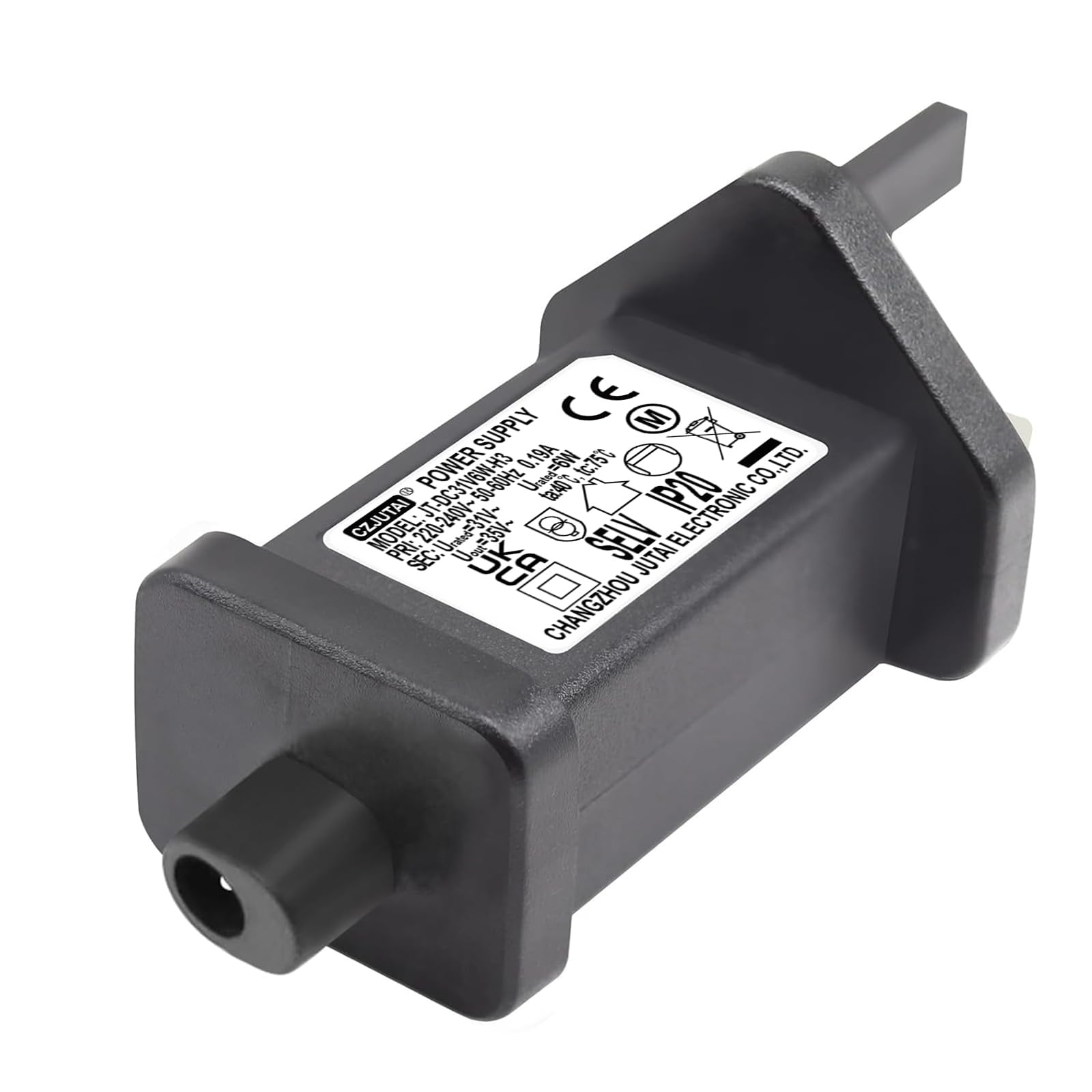31V 6W LED Power Plug CZJUTAI JT-DC31V6W for String Lights - Indoor-Outdoor Power Adapter