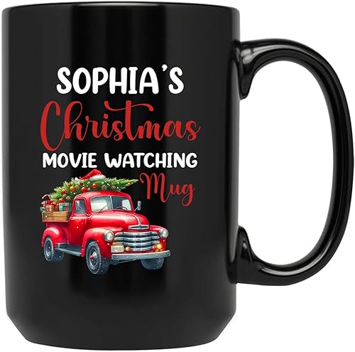 Vista 87 de Taza de café de Navidad personalizada con muñeco de nieve, taza de cerámica de Navidad, taza de Navidad personalizada con nombre, taza de Navidad