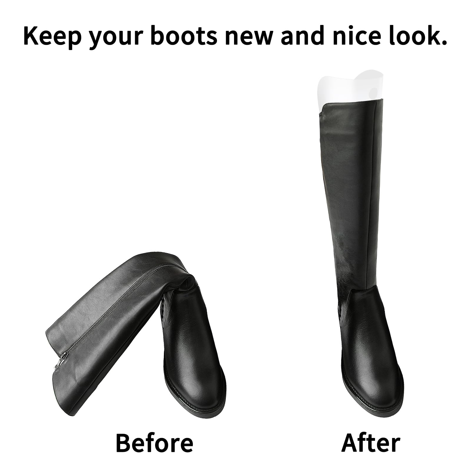 Luxdecor 32 piezas (16 pares) de 10/12/14/16 pulgadas para moldear botas, soporte para botas para mujeres y hombres, organizador