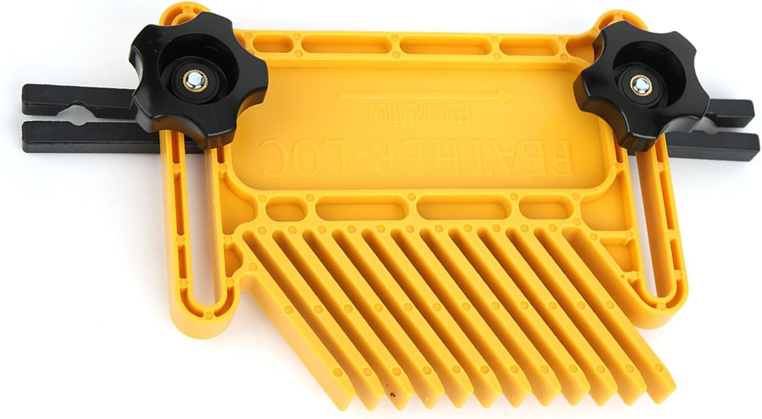 Featherboard for Router Table, 2Pcs Woodworking Board Set Router Tables Saws Woodworking Tool Kit Yellow Carpentry Aid, Table Saw Accessories