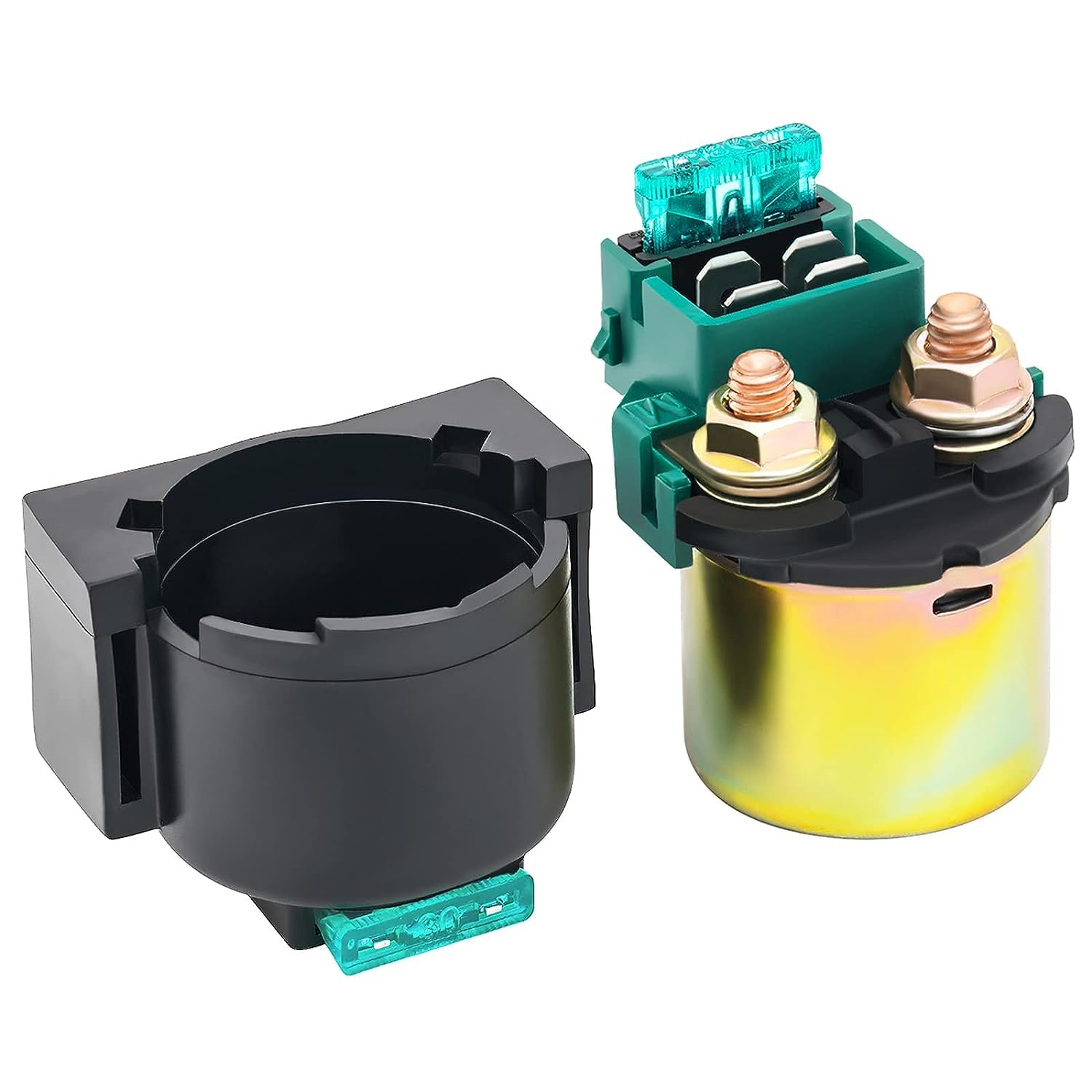 Starter Solenoid Relay for Kawasaki Bayou 220 KLF220 1988-2002 Bayou 250 KLF250 2003-2010 ATV KLX650 1993-1996/VN800 Vulcan 800 1996-2005/SUZUKI GSXR750 1993 ATV Scooter