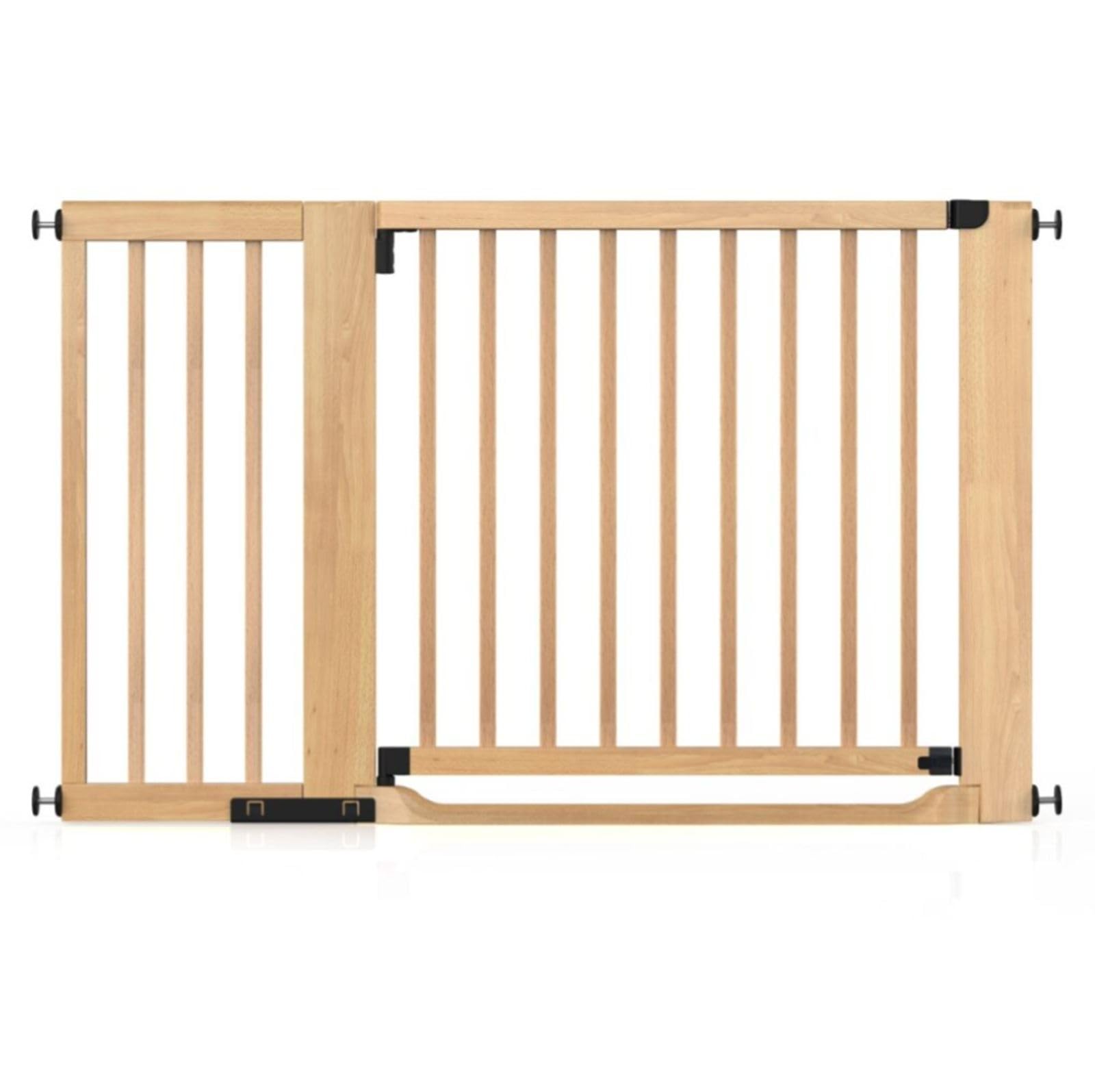 Safetots Unisex Natural Wooden Heritage Flat Step Gate Pressure Fit Baby Gate In | : 125 Cm - 133 Cm Infant