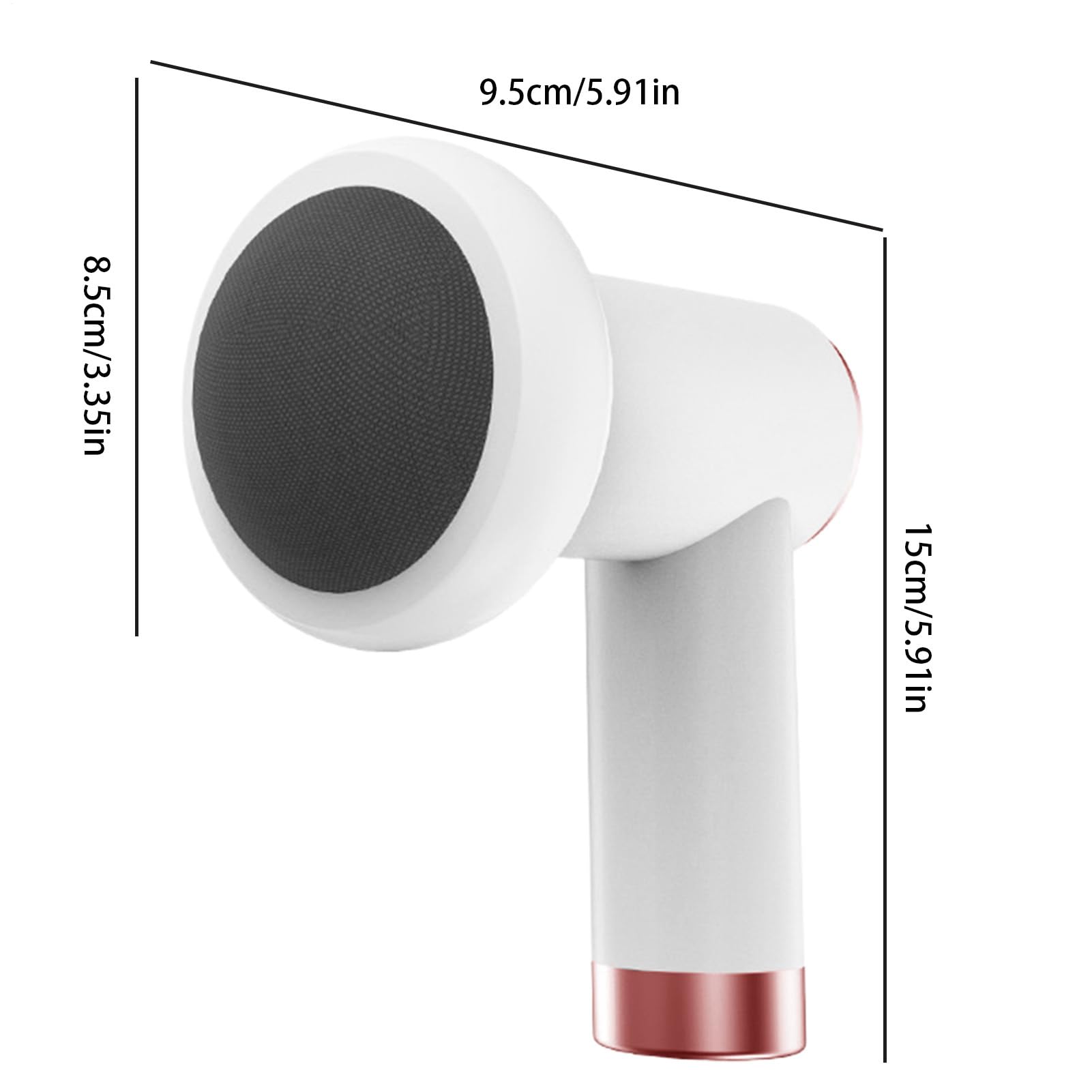 Masajeador Anticelulítico Masajeador Reductor De Celulitis | Rodillo Eléctrico Modelador con 5 Cabezales para Masajes en Abdomen, Espalda, Muslos y Piernas