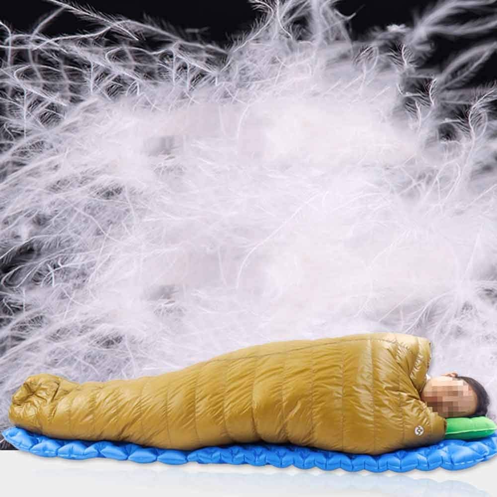 Longue enveloppe de Camping en Plein air, Type Printemps-Automne, Sac de Couchage en Duvet d'oie Blanche