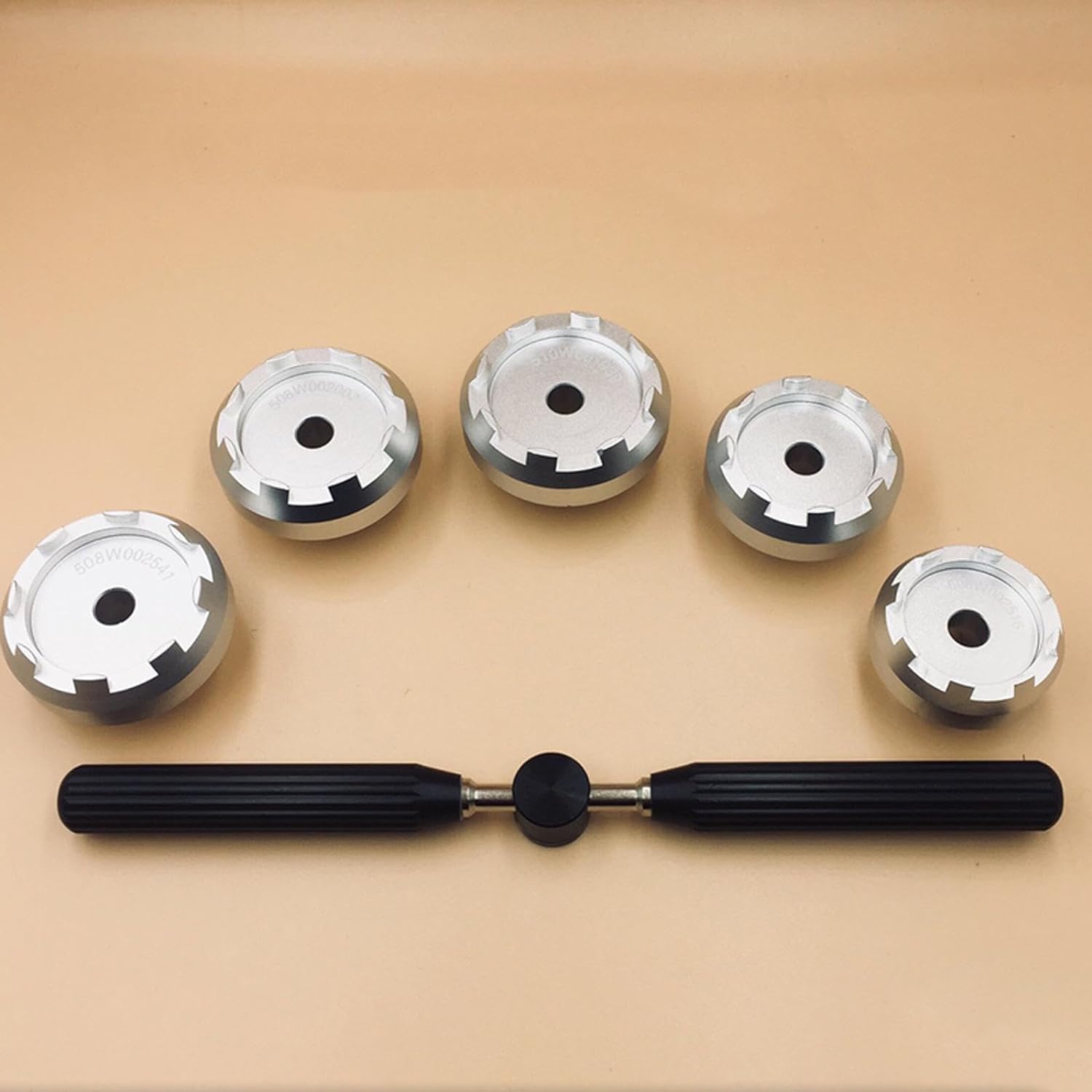Kit de reparación de Relojes, Herramienta Profesional para la reparación de Relojes, abridor de Caja Trasera, removedor de Tapa y Matrices para Omega 508 510 Cal.8800