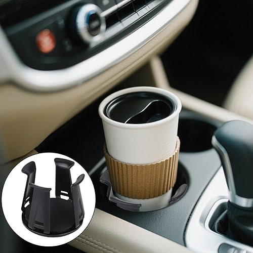 Miniatura 7 de 2 portavasos para automóvil, autoadhesivo, diseño sin movimientos, fácil de usar, accesorios interiores automotrices para fijar tazas de agua y