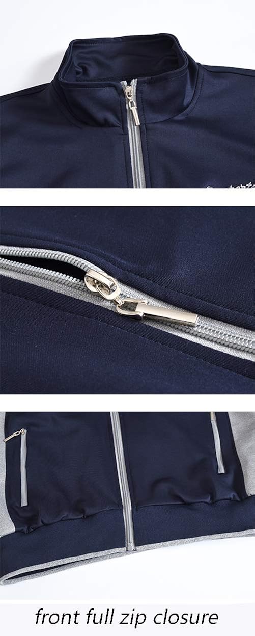YSENTO Men's Tracksuits Sports Sweatsuits Full Zip Jackets Athletic Pants Zipper Pockets : Sports & Outdoors