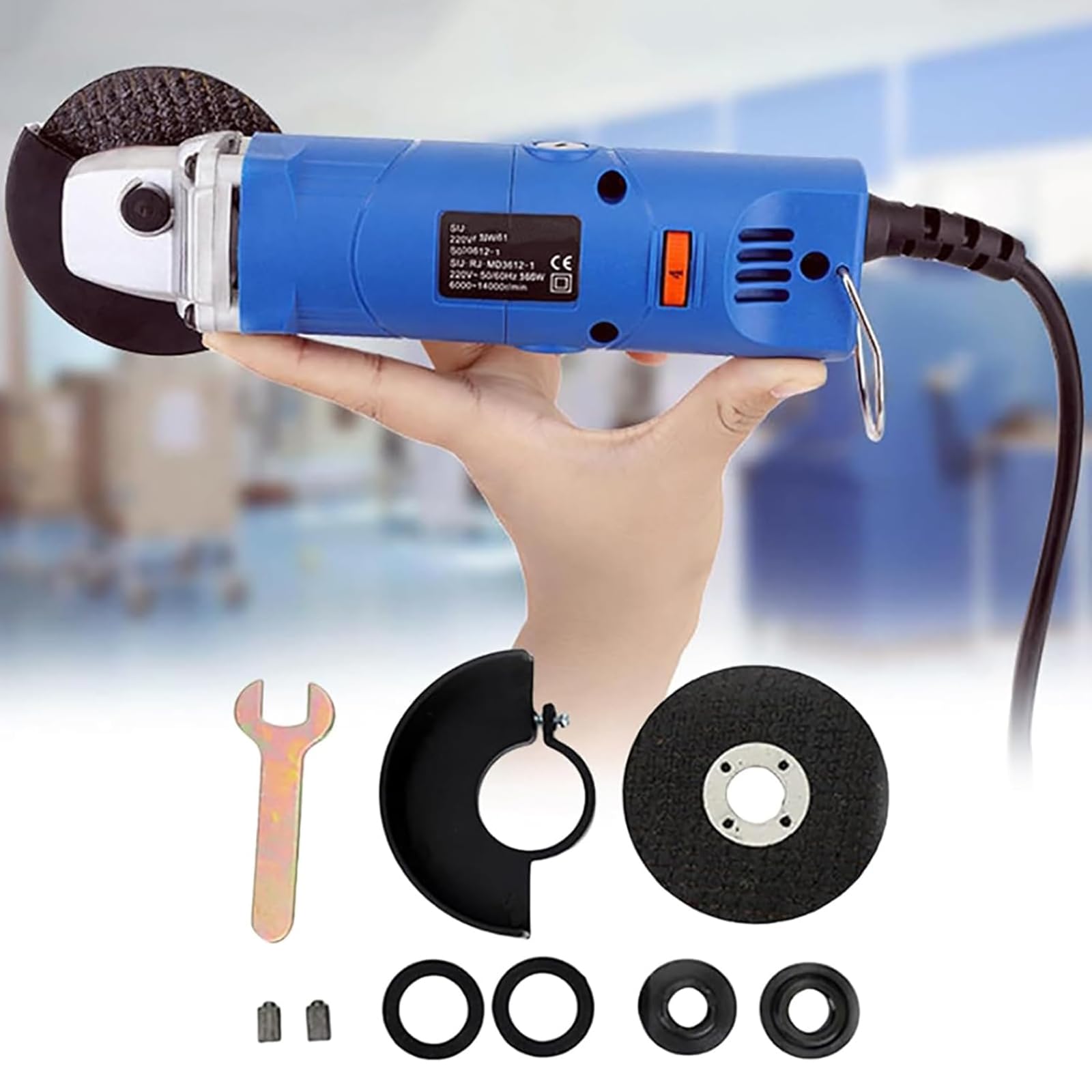 Limpiador De Juntas De Baldosas, Máquina para Limpiar Juntas De Baldosas, 6 Velocidades Ajustables (6000-13000 RPM), Limpiador De Juntas para Cortar, Pulir Y Detallar Bordes.