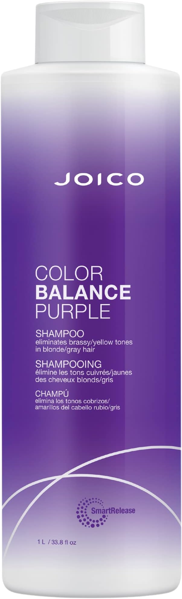 Joico Color Balance Purple Shampoo for Cool Blonde and Gray Hair | 33.8 Fl Oz