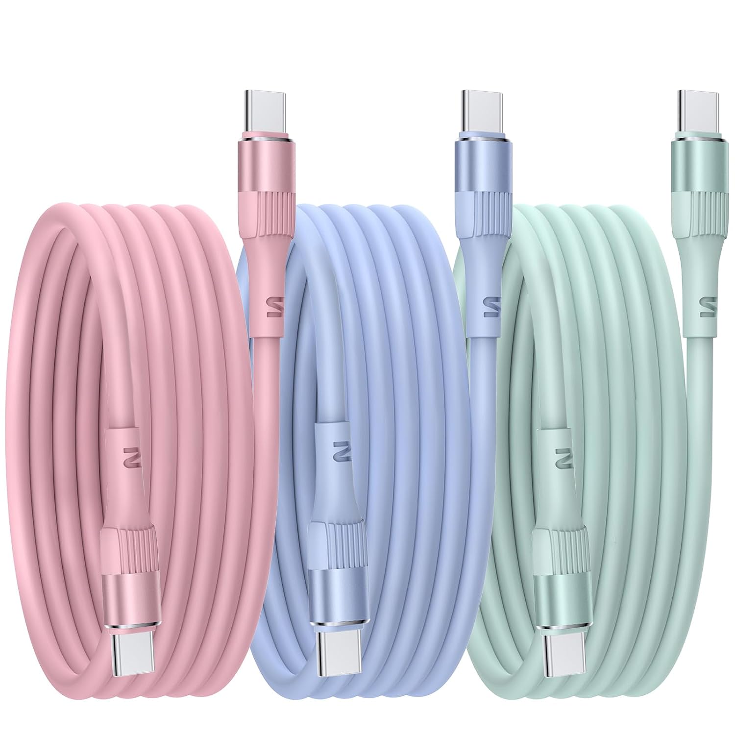 USB C auf USB C Kabel 1.8M 3Stück 60W, iPhone 15 16 17 Ladekabel USB C to C Schnellladekabel PD USB C to Typ C Ladekabel für Apple iPhone 15 16 Pro Max/Pro/Plus/iPad Pro/Macbook/Samsung S25/S24/S23