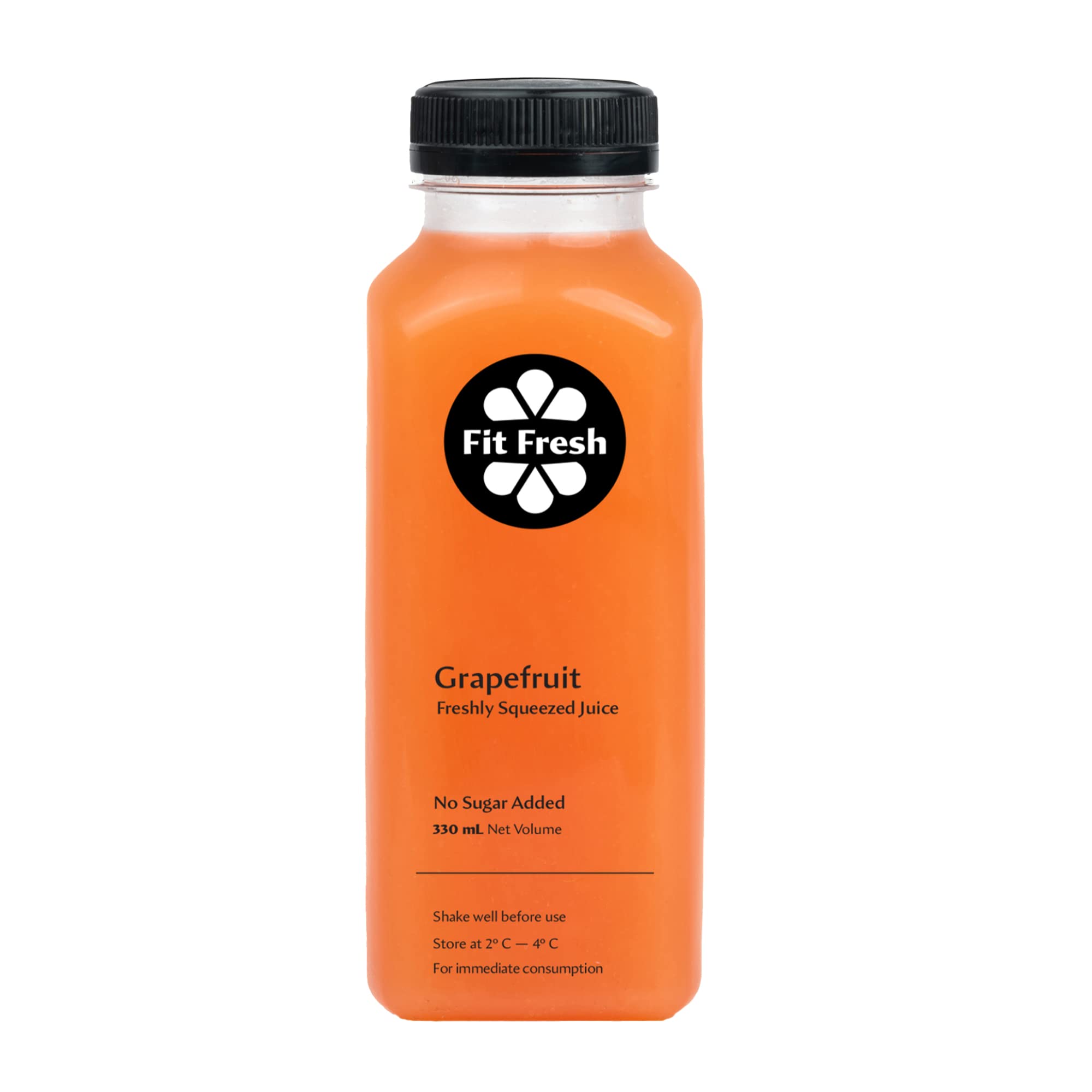 Grapefruit Juice 330 ml (Cold-pressed Fresh Juice, Freshly-squeezed Daily, No Preservatives, No Additives, No Sugar Added, Citrus Juice)