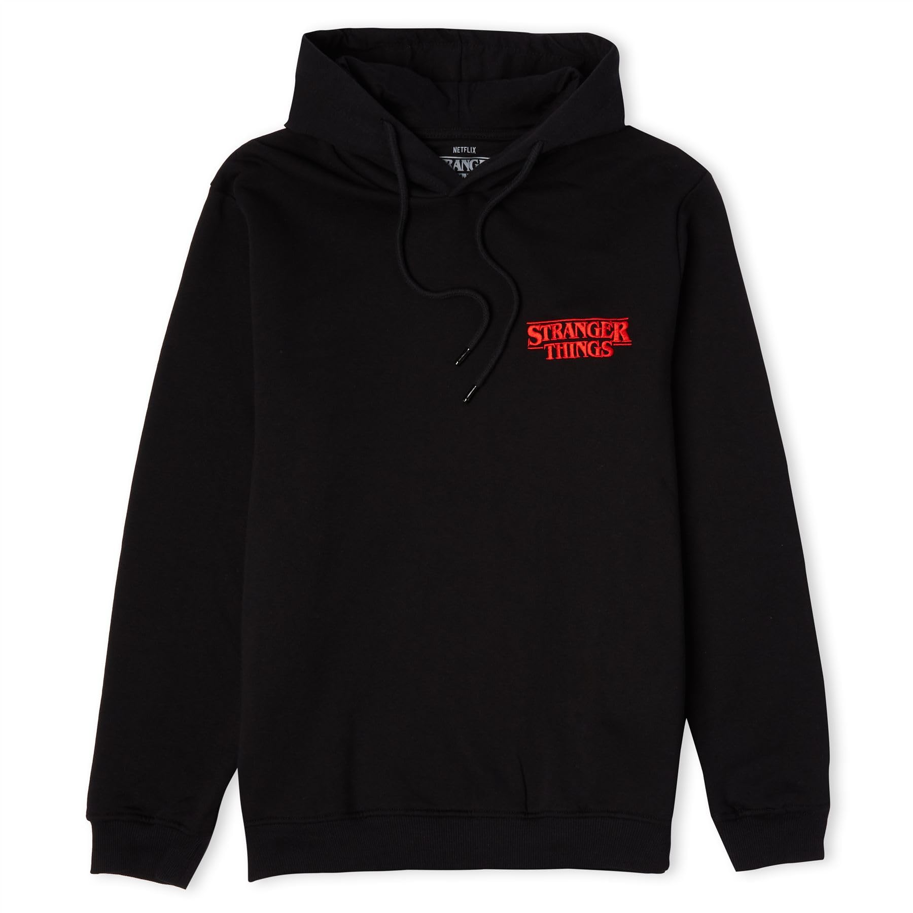 Zavvi Unisex Black Official Stranger Things Classic Hoodie - S