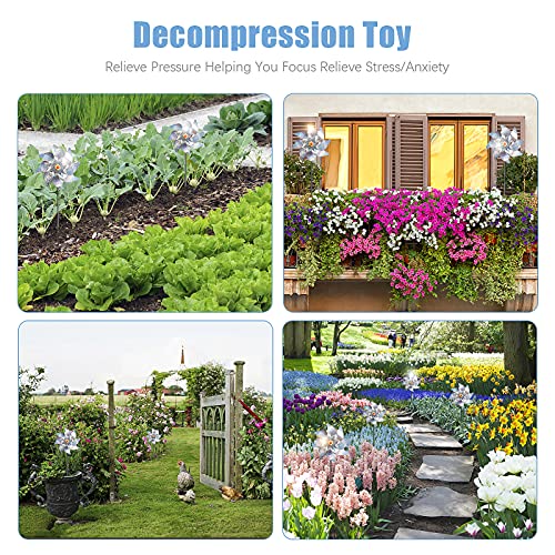 JIASHA Repellente per Uccelli Girandole,6 Pezzi Mulino a Vento Riflettente,Girandole Uccelli per Balcone,Repellenti per Uccelli a Girandola,per Proteggere Giardini, Fattorie, Cortili - Image 8