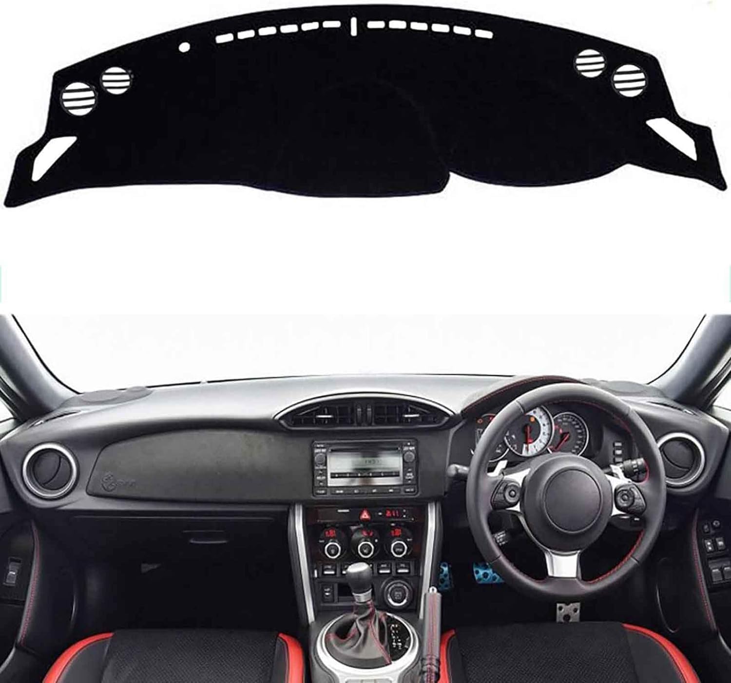 DdaiXQ Car Dashboard Mat For Subaru BRZ 2012 2013 2014 2015 2016 2017-2019, Anti Slip Anti Glare Dustproof Dashboard Cover Pad Protector Dash Cover Sunshade Dashmat