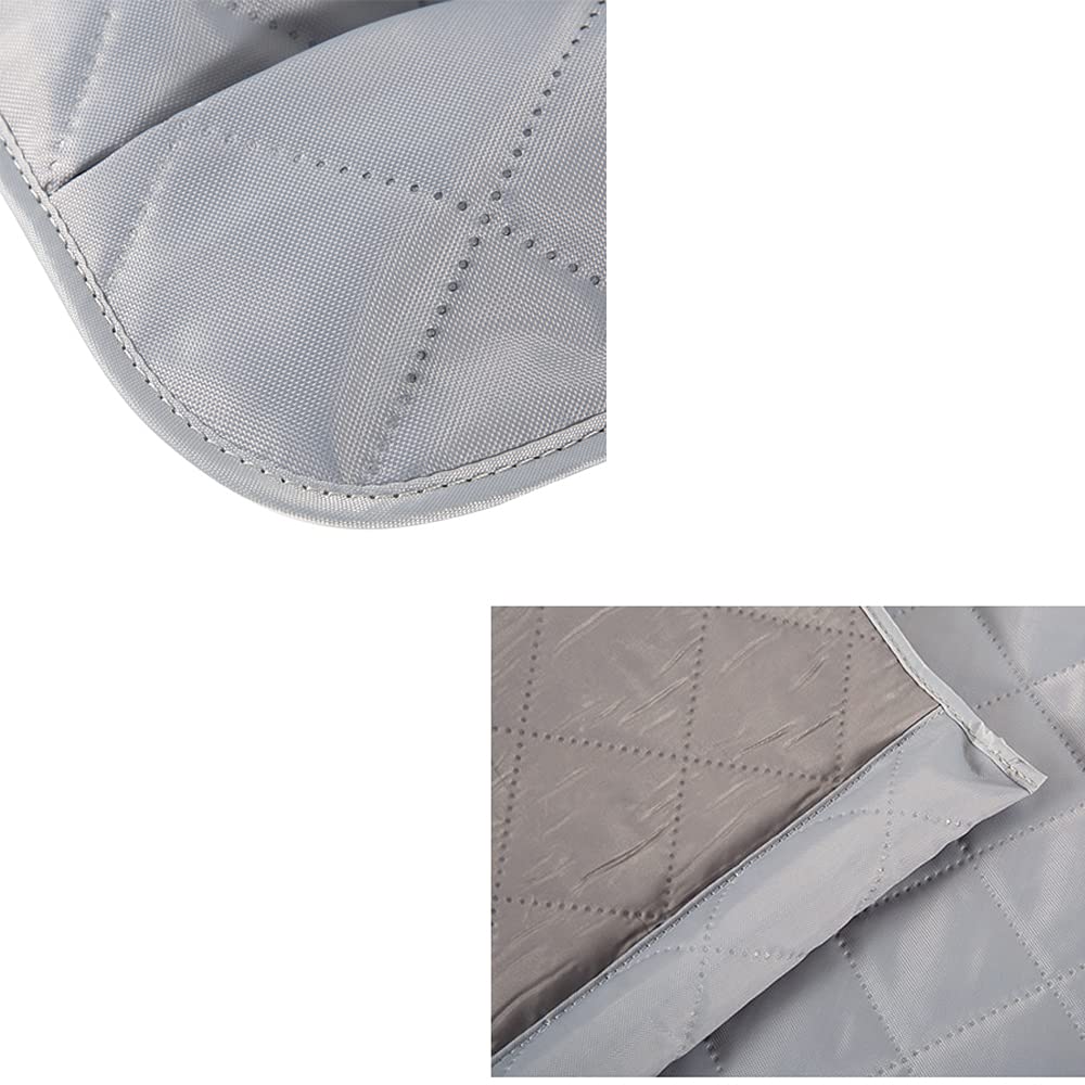 Organizer Per Divano Con 5 Tasche - Portaoggetti Per Telecomandi, Telefoni E Libri, Grigio