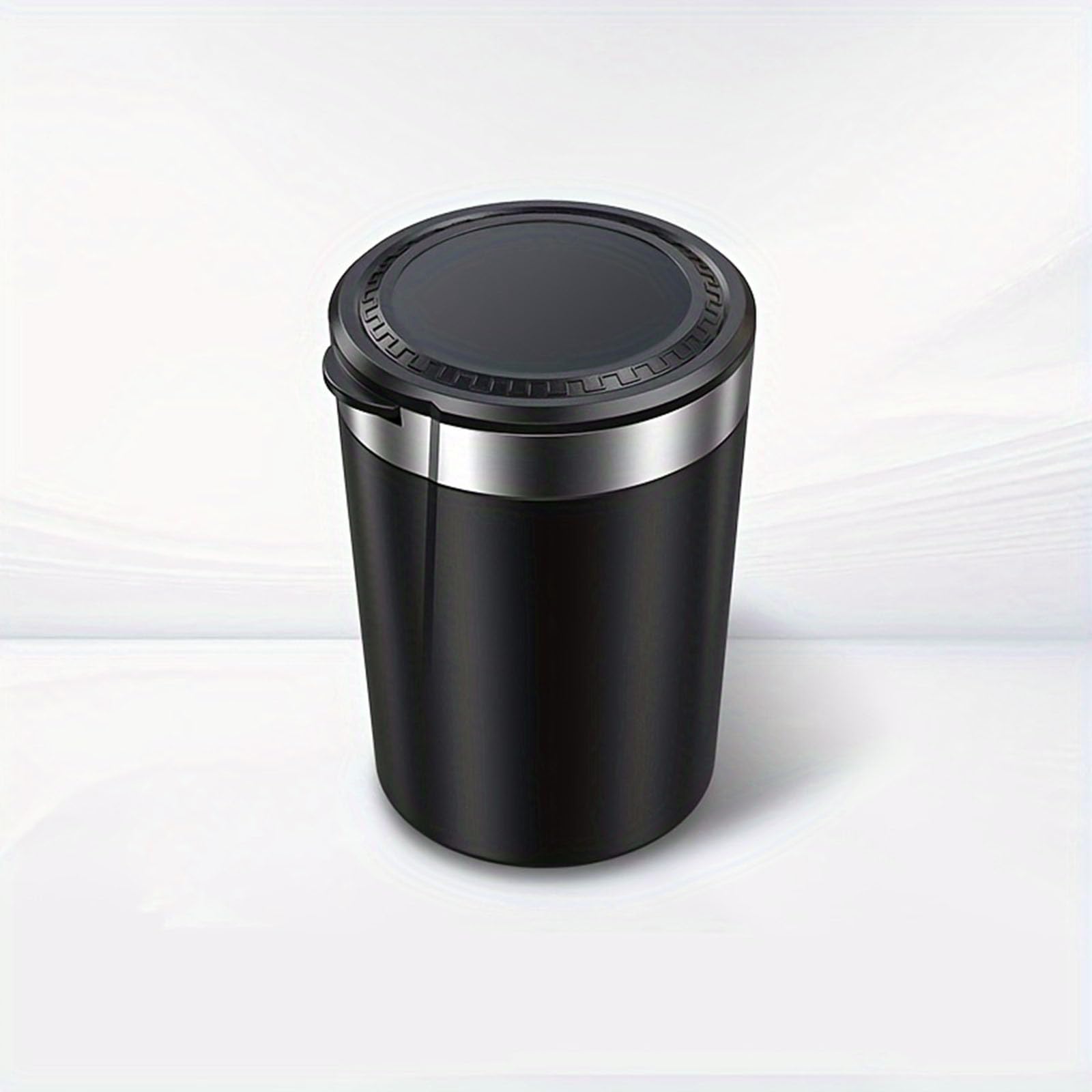 Xtdjbhgs Normal Car Ashtray With Lid - Dual-Layer Metal & Abs Easy-Clean，Compatible With Leapmotor C10 C11 C16 B10
