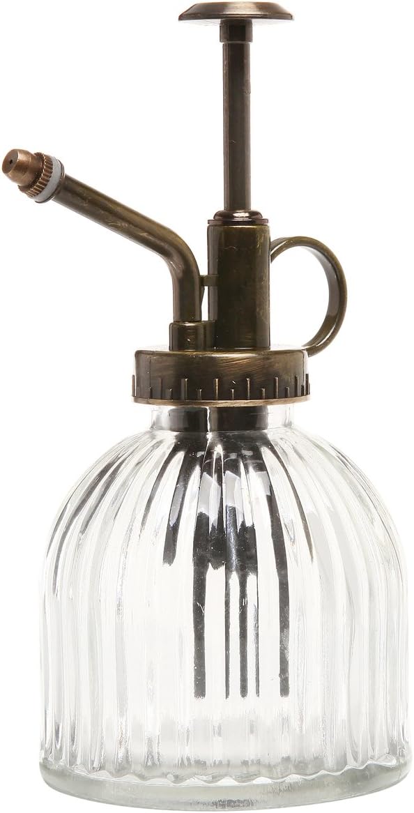 Mygift Vintage Style Regular Store Clear Glass Bottle Water P Spray Decorative